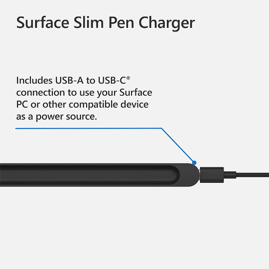 شارژر مایکروسافت سرفیس اسلیم پن 2 Microsoft Surface Slim Pen Charger