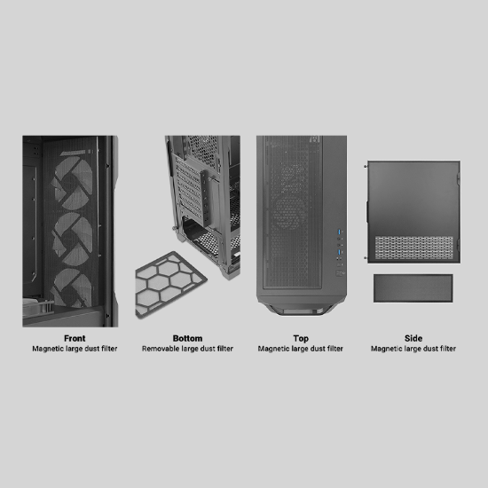 کیس گیمینگ انتک مدل Antec DF600 FLUX Mid Tower