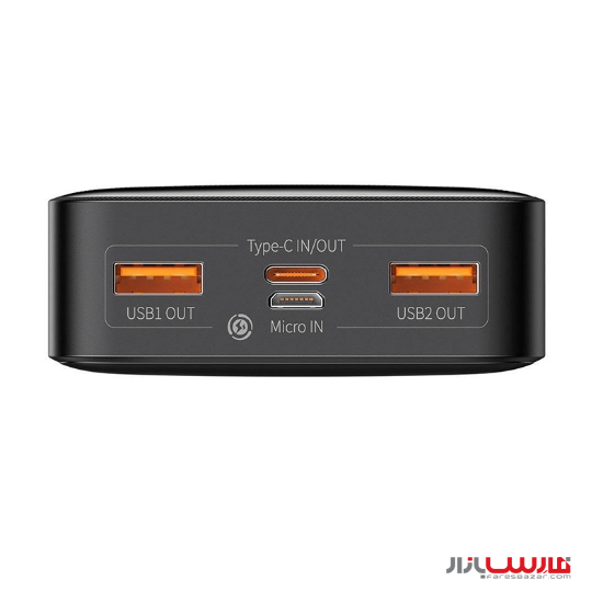 پاوربانک ۲۰۰۰۰ میلی‌ آمپر ۲۰ واتی بیسوس مدل Baseus Bipow PPDML Digital Display