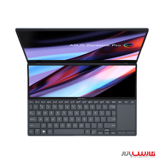 لپ تاپ ۱۴ اینچی ایسوس مدل Asus Zenbook Pro 14 Duo OLED UX8402ZE i7 12th 16GB 1TB 4GB 3050 Ti 
