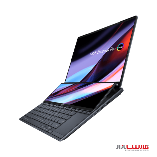 لپ تاپ ۱۴ اینچی ایسوس مدل Asus Zenbook Pro 14 Duo OLED UX8402ZE i7 12th 16GB 1TB 4GB 3050 Ti 