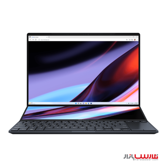 لپ تاپ ۱۴ اینچی ایسوس مدل Asus Zenbook Pro 14 Duo OLED UX8402ZE i7 12th 16GB 1TB 4GB 3050 Ti 