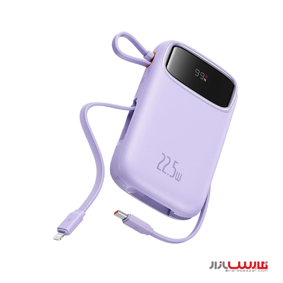 پاوربانک ۱۰۰۰۰ میلی آمپر ۲۲.۵ واتی بیسوس مدل Baseus Qpow2 P10055003113-00