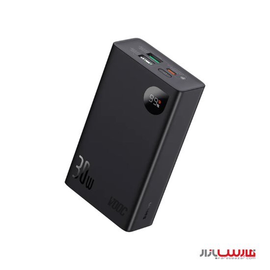 پاوربانک ۲۰۰۰۰ میلی‌آمپر ۳۰ واتی بیسوس مدل Baseus Adaman2 PPAD0501 Super VOOC