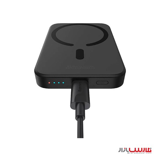 پاوربانک مغناطیسی ۶۰۰۰ میلی آمپر ۲۰ واتی بیسوس مدل Baseus Magnetic Mini Wireless PPCX1300