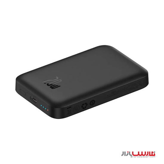 پاوربانک مغناطیسی ۶۰۰۰ میلی آمپر ۲۰ واتی بیسوس مدل Baseus Magnetic Mini Wireless PPCX1300