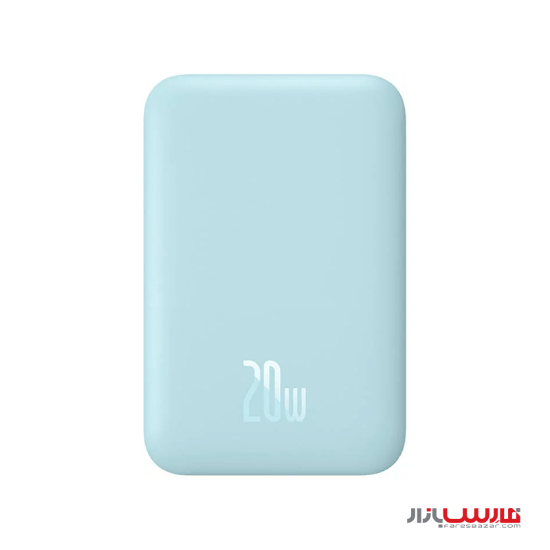 پاوربانک مغناطیسی ۶۰۰۰ میلی آمپر ۲۰ واتی بیسوس مدل Baseus Magnetic Mini Wireless PPCX1300