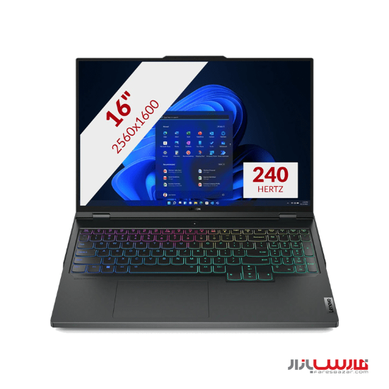 لپ تاپ ۱۶ اینچی گیمینگ لنوو مدل Lenovo Legion 5 Pro i7 13th 16GB 1TB SSD 8GB 4060