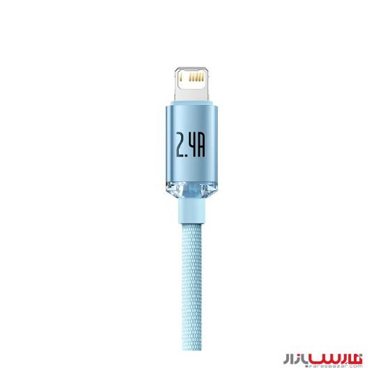 کابل ۱.۲ متری USB به Lightning بیسوس مدل Crystal Shine Series CAJY001103