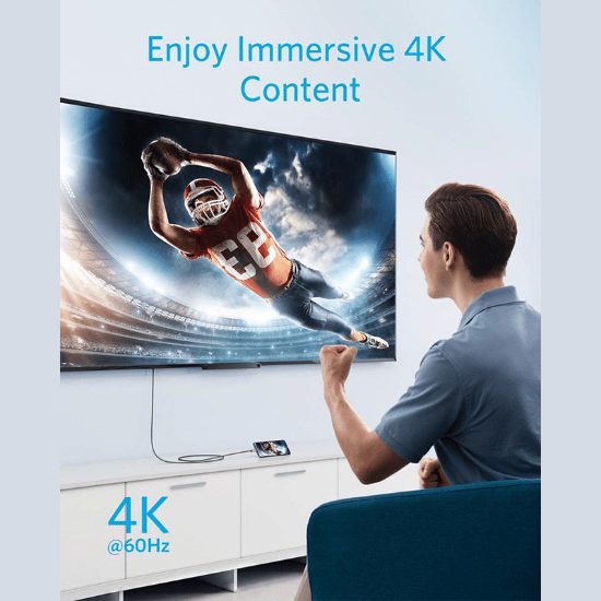 کابل ۱۸۰ سانتی متری Type-C به HDMI انکر مدل A8730H11