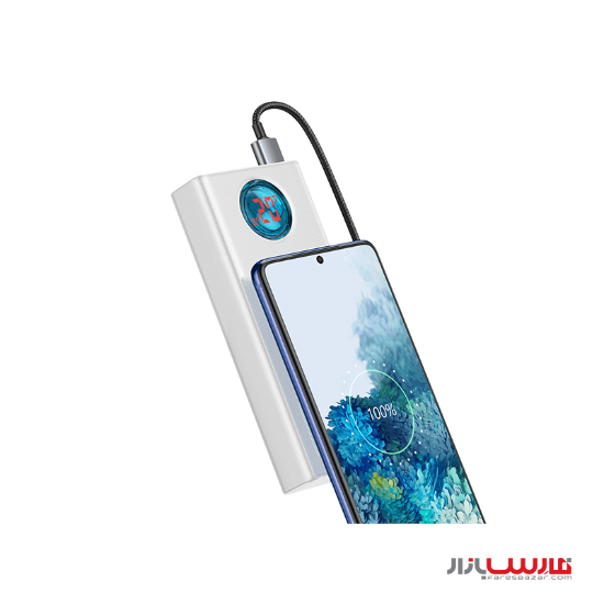 پاوربانک ۳۰۰۰۰ میلی‌ آمپر ۶۵ واتی بیسوس مدل Baseus Amblight PPLG0001