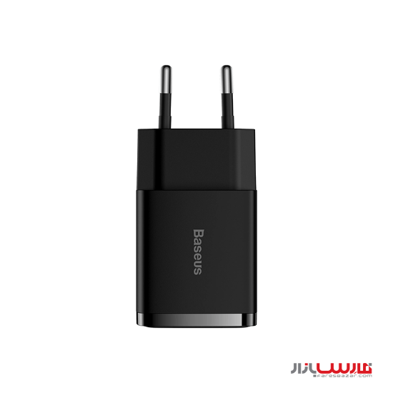 شارژر دیواری دو پورت یو اس بی ۱.۵ واتی بیسوس مدل Compact CCXJ0102