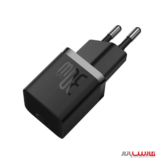 شارژر دیواری ۳۰ واتی بیسوس مدل GaN5 Fast Chargermini 