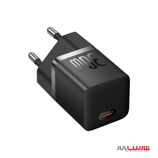 شارژر دیواری ۳۰ واتی بیسوس مدل GaN5 Fast Chargermini 