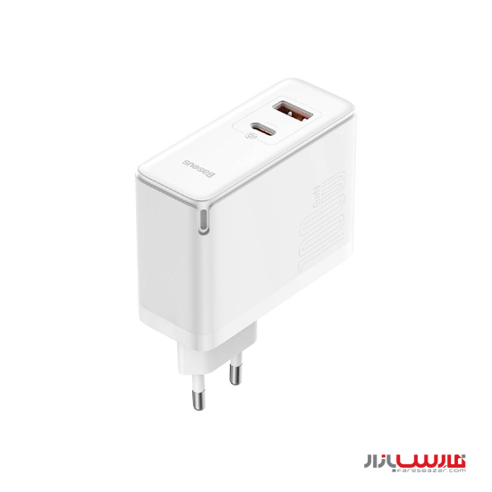 شارژر دیواری ۱۰۰ وات بیسوس مدل GaN5 Pro CCGP0902