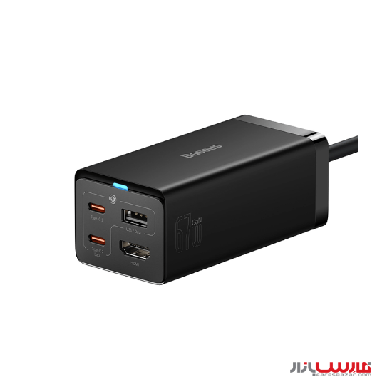شارژر رومیزی ۶۷ وات بیسوس مدل GaN5 Pro CCGP1102