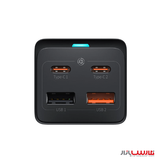 شارژر رومیزی ۶۵ وات بیسوس مدل GaN3 Pro PSZM0009