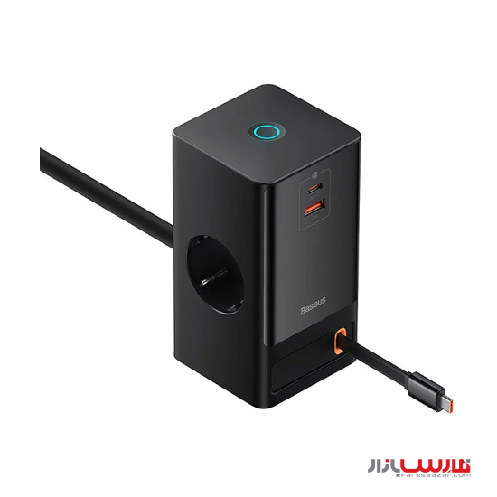 شارژر رومیزی ۶۵ وات بیسوس مدل PowerCombo PSLR0003