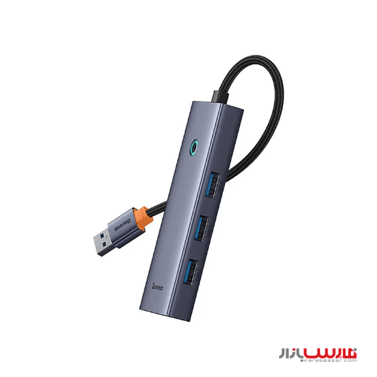 هاب ۴ پورت بیسوس مدل UltraJoy Series B0005280A813-02 با کابل USB
