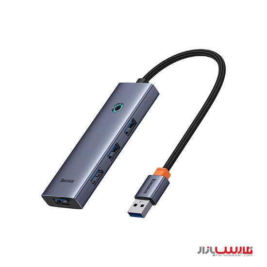 هاب ۴ پورت بیسوس مدل UltraJoy Series B0005280A813-02 با کابل USB