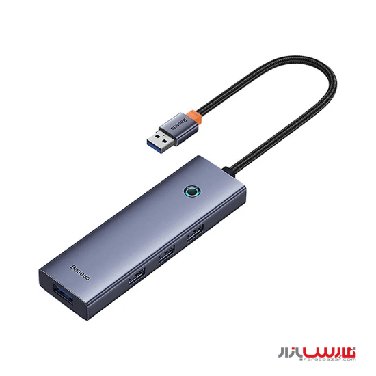 هاب ۴ پورت بیسوس مدل UltraJoy Series B0005280A813-02 با کابل USB