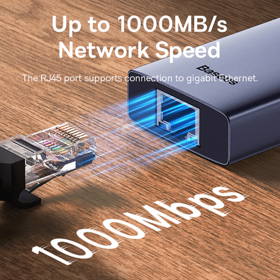 هاب ۴ پورت بیسوس مدل UltraJoy Series B0005280A813-01 با کابل USB