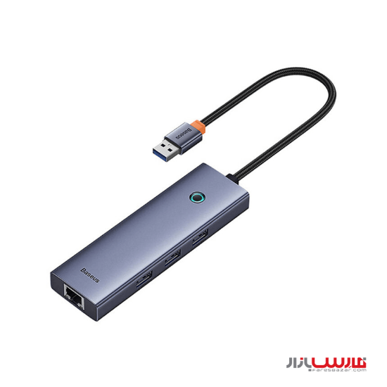 هاب ۴ پورت بیسوس مدل UltraJoy Series B0005280A813-01 با کابل USB