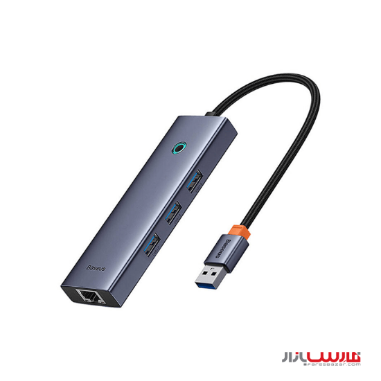 هاب ۴ پورت بیسوس مدل UltraJoy Series B0005280A813-01 با کابل USB