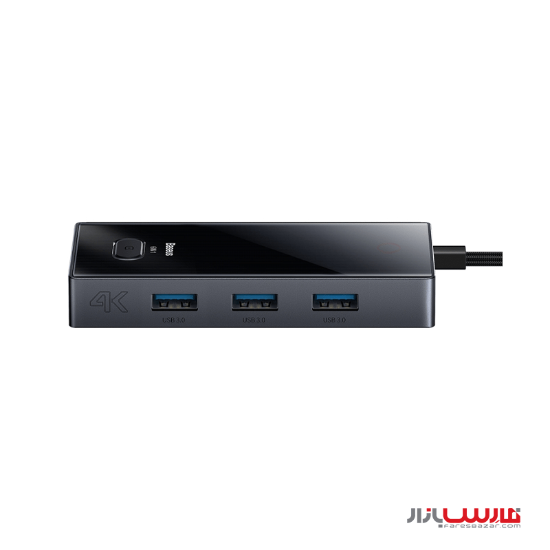 هاب ۶ پورت بیسوس مدل PioneerJoy WKYY030213 با کابل Type-C