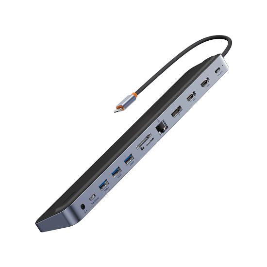 هاب ۱۲ پورت بیسوس مدل EliteJoy Gen2 WKSX030213 با پورت Type-C