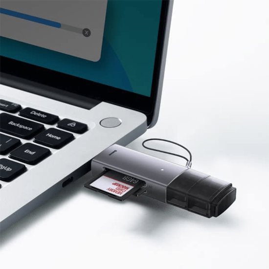 کارت خوان USB و Type-C بیسوس مدل Lite Series WKQX060113