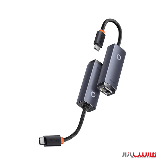 تبدیل RJ-45 به تایپ سی بیسوس مدل Lite Series WKQX000313