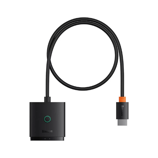 مبدل ۲ به ۱ HDMI بیسوس مدل AirJoy Series B01331105111-01 با کابل ۱ متری