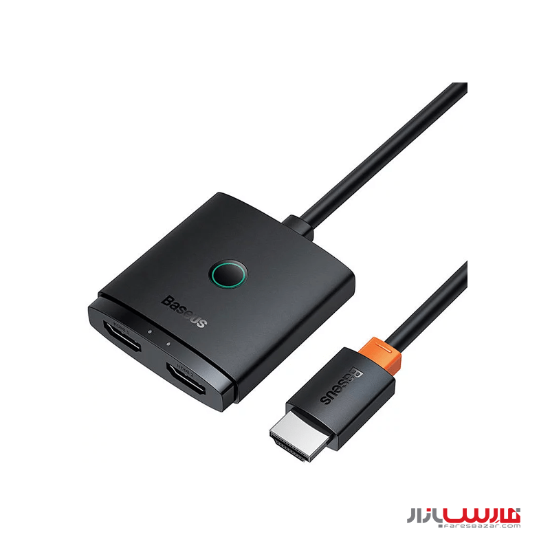 مبدل ۲ به ۱ HDMI بیسوس مدل AirJoy Series B01331105111-01 با کابل ۱ متری