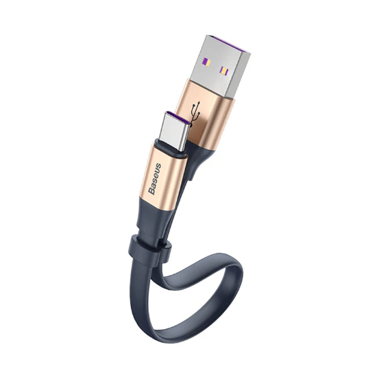 کابل ۲۳ سانتی متری USB به Type-C بیسوس مدل Simple HW