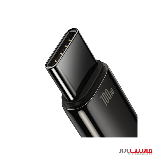 کابل ۱ متری USB به Type-C بیسوس مدل Tungsten Gold CAWJ0000