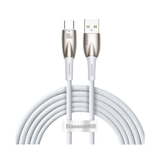 کابل ۲ متری USB به Type-C بیسوس مدل Glimmer Series CADH0006