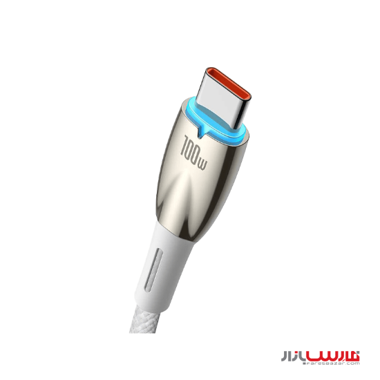 کابل ۲ متری USB به Type-C بیسوس مدل Glimmer Series CADH0006