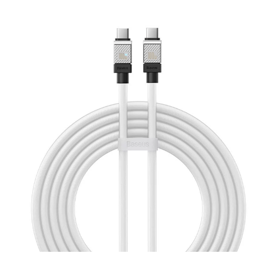کابل ۲ متری Type-C به Type-C بیسوس مدل CoolPlay Series CAKW0003
