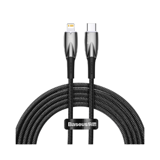 کابل ۲ متری Type-C به Lightning بیسوس مدل Glimmer Series CADH0001