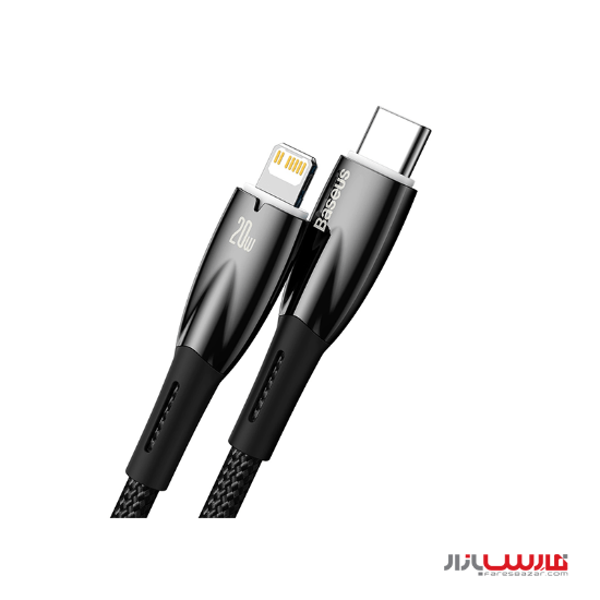 کابل ۲ متری Type-C به Lightning بیسوس مدل Glimmer Series CADH0001