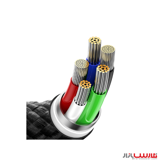 کابل ۲ متری Type-C به Lightning بیسوس مدل Glimmer Series CADH0001