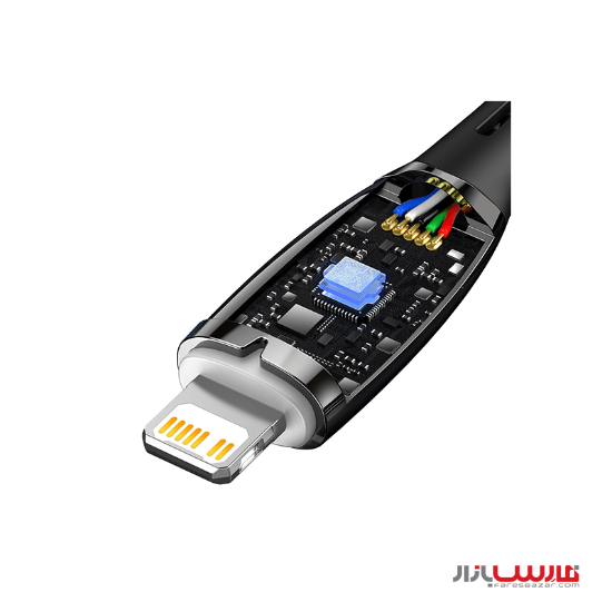 کابل ۲ متری Type-C به Lightning بیسوس مدل Glimmer Series CADH0001
