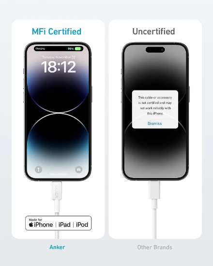 USB-C به Lightning انکر مدل Anker 322 PowerLine A81B6H21