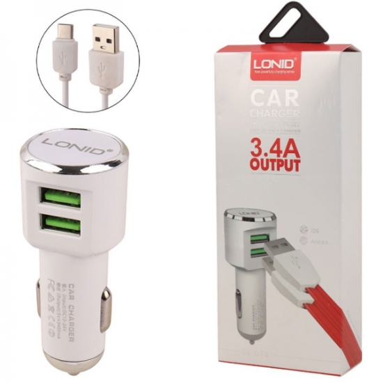 شارژر فندکی برندLDNIO مدل DL-C29