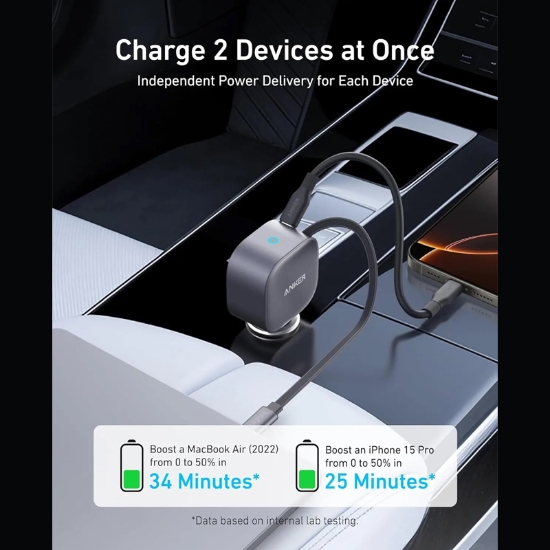 شارژر فندکی انکر Nano مدل A2738